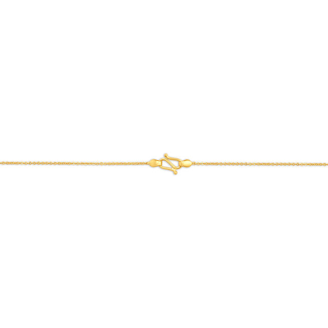 Breathtaking Star and Moon Pattern Gold Chain for Kids 2