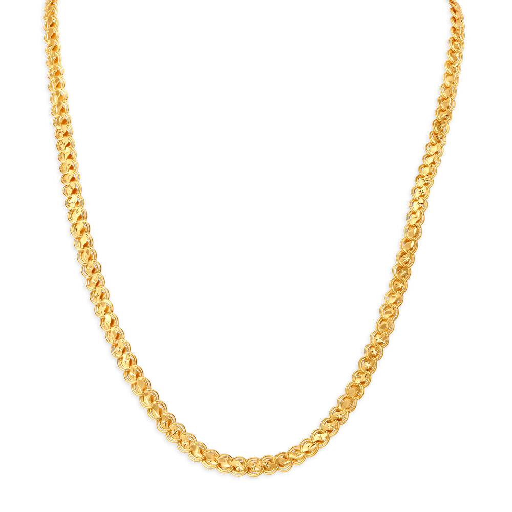 Broad gold chain design online