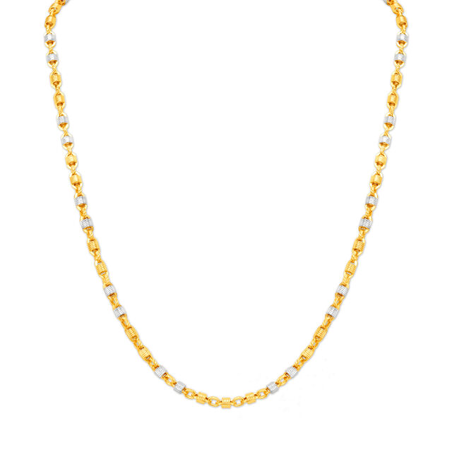 Bewitching Dual Tone Gold Chain For Men