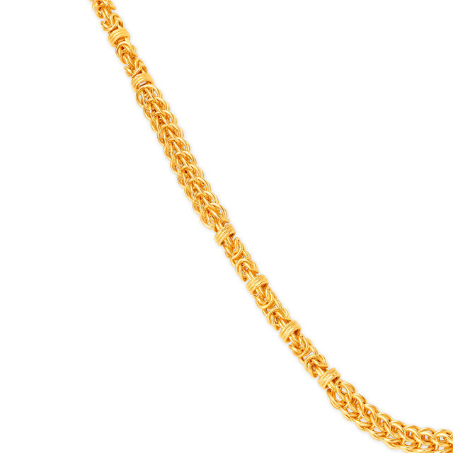 Enticing Handmade Gold Chain for men,,hi-res