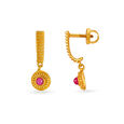 Chic Gold Drop Earrings for Kids 2