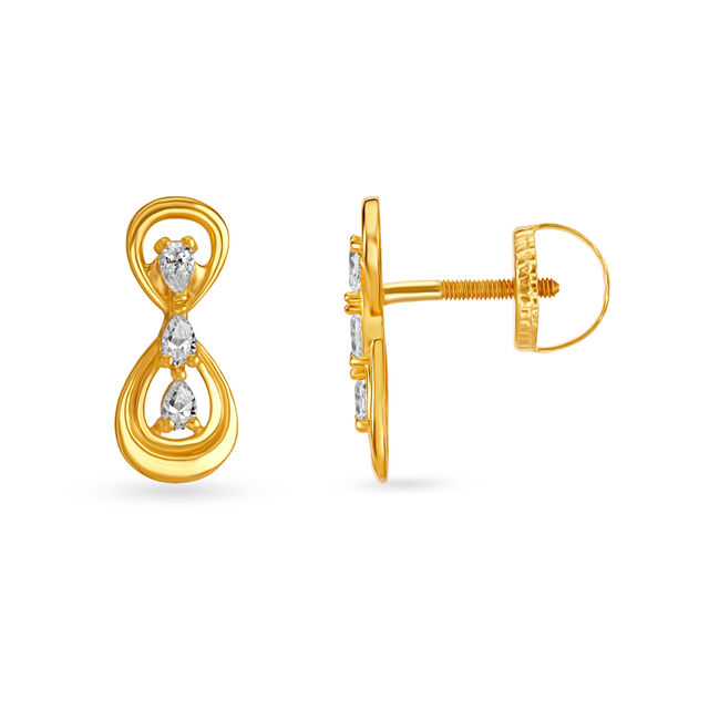 Charming Small Gold Drop Earrings for Kids 2