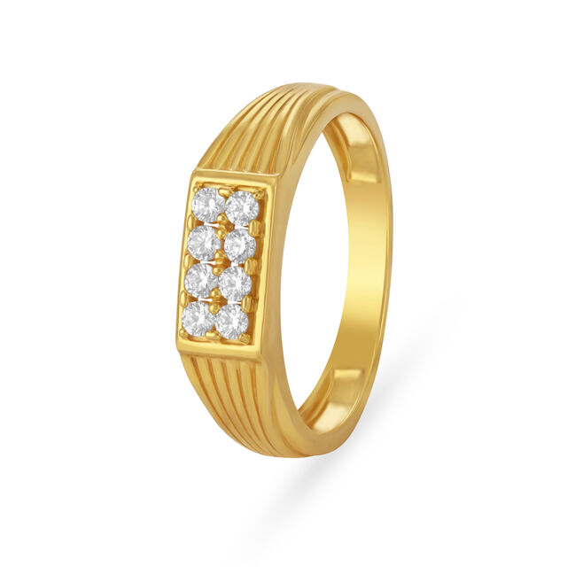 Stylish Gold Men's Gold Finger Ring 
