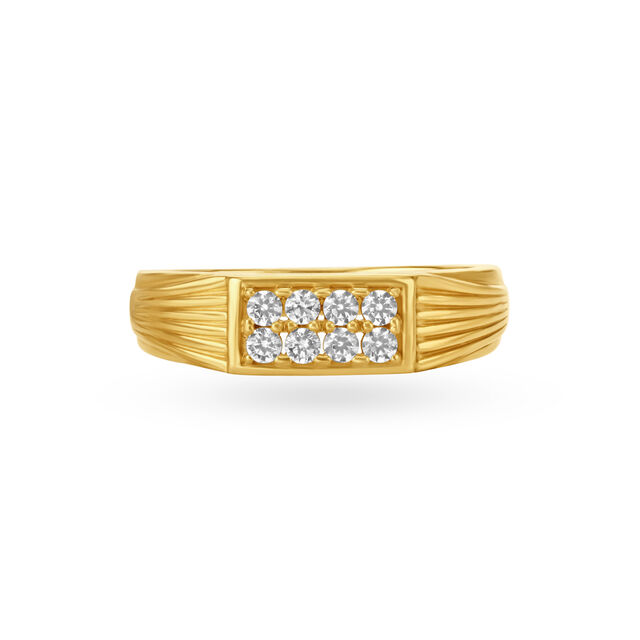 Stylish Gold Men's Gold Finger Ring 4