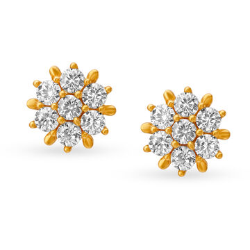 Endearing Gold Stud Earrings for Kids