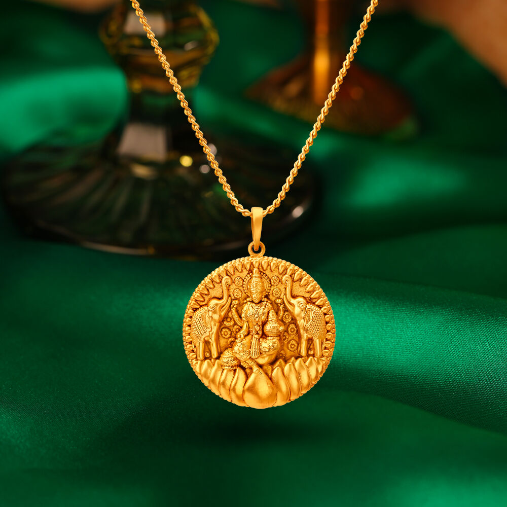 Tanishq lakshmi pendant shop