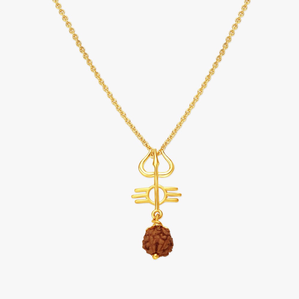Buy Divine Rudraksh Pendant with Chain at Best Price Tanishq US