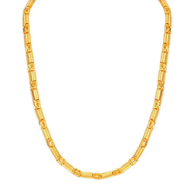 Textured Gold Chain for Men