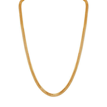 Snake Pattern Gold Chain