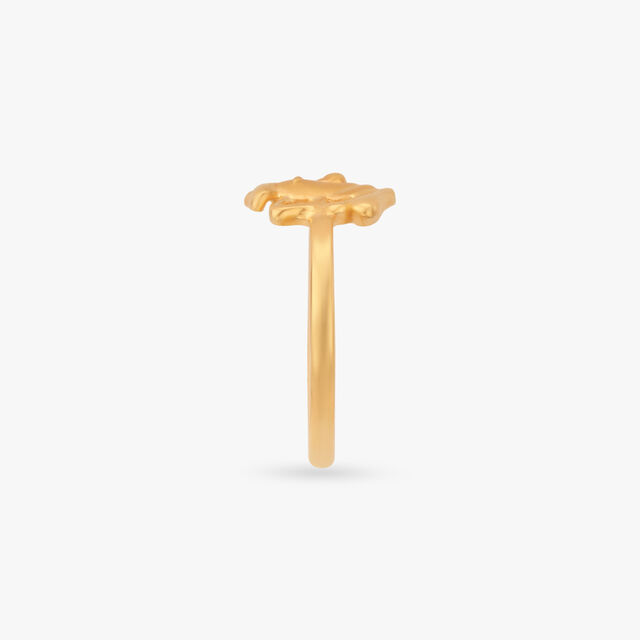 Auspicious Ganapathi Gold Ring