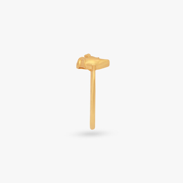 Majestic Trunk Gold Ring