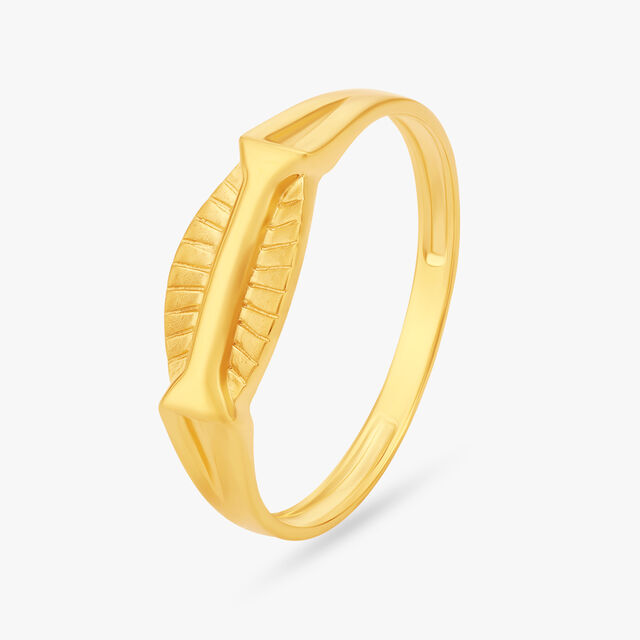 Guiding Path Gold Ring