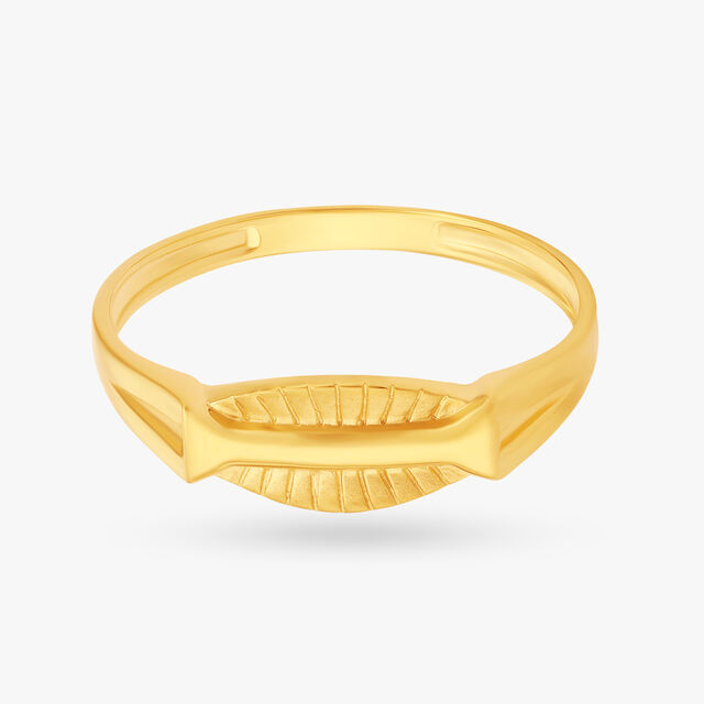 Guiding Path Gold Ring
