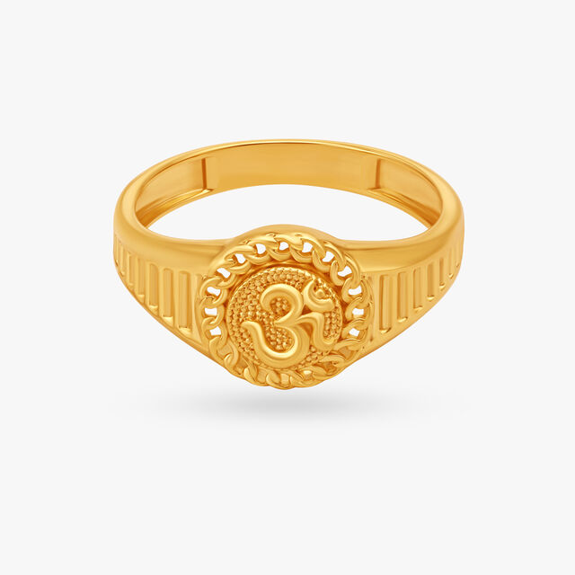 Awe Inspiring Gold Ring for Men,,hi-res 2