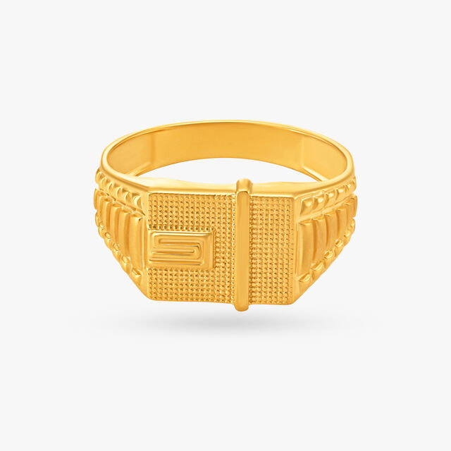 Textured Ring for Men