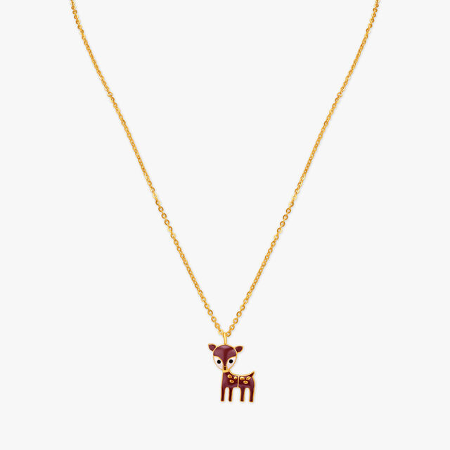 Baby Deer For Your Dear Pendant with Chain for Kids