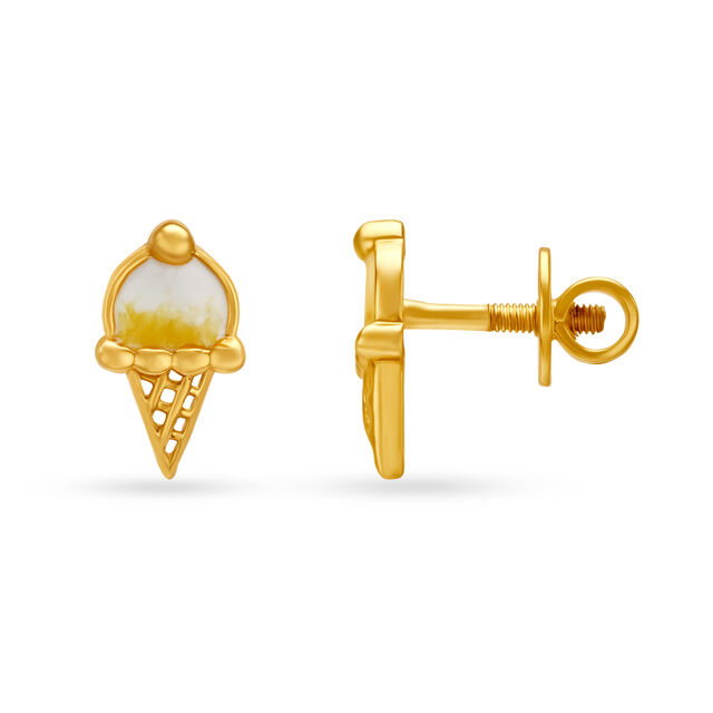 Cute Ice Cream Stud Earrings for Kids 2