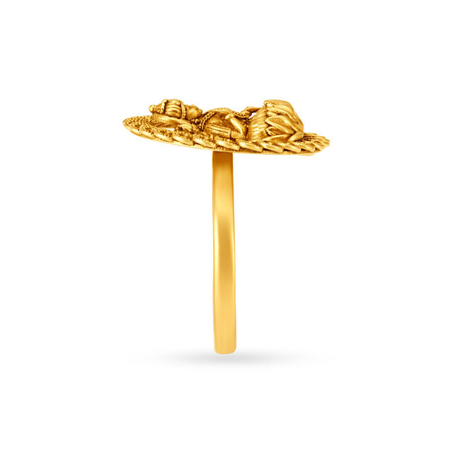 Kasu Goddess Laxmi Finger Ring