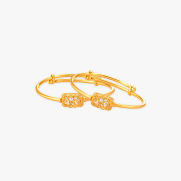 Shimmering Ethnic Bangles for Kids