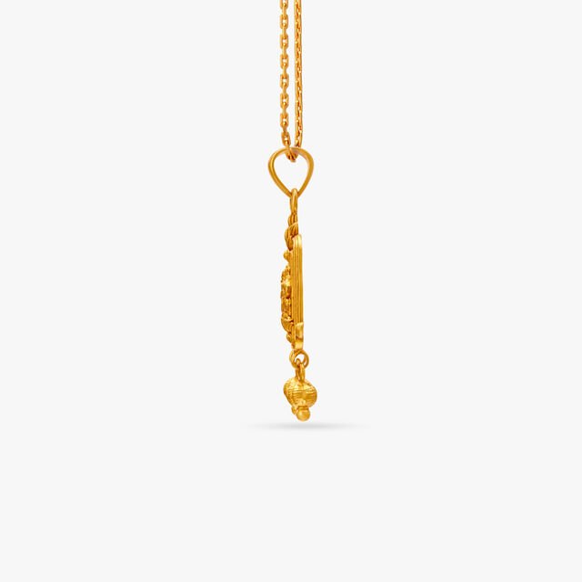 Regal Lakshmi and Ganesh Pendant