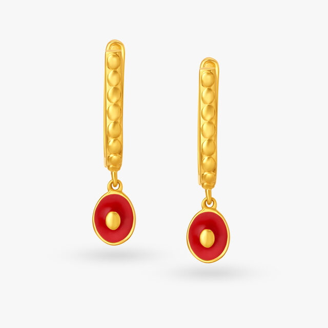 Charming Peg Hoop Earrings for Kids