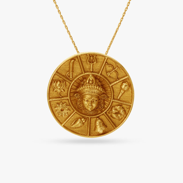 Majestic Goddess Durga Pendant 