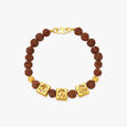 Elegant Om Rudraksha Bracelet 