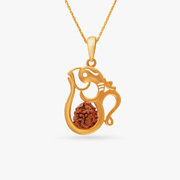 Sacred Lord Ganesha Rudraksh Pendant