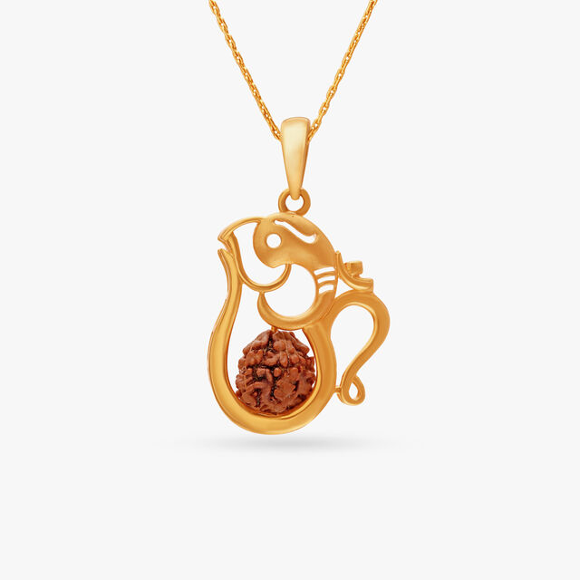 Sacred Lord Ganesha Rudraksh Pendant 