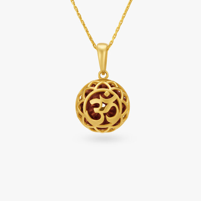 Om Rudraksh Pendant 