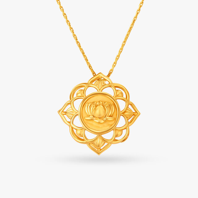 Pristine Nitya Pushta Rakhi Pendant 4