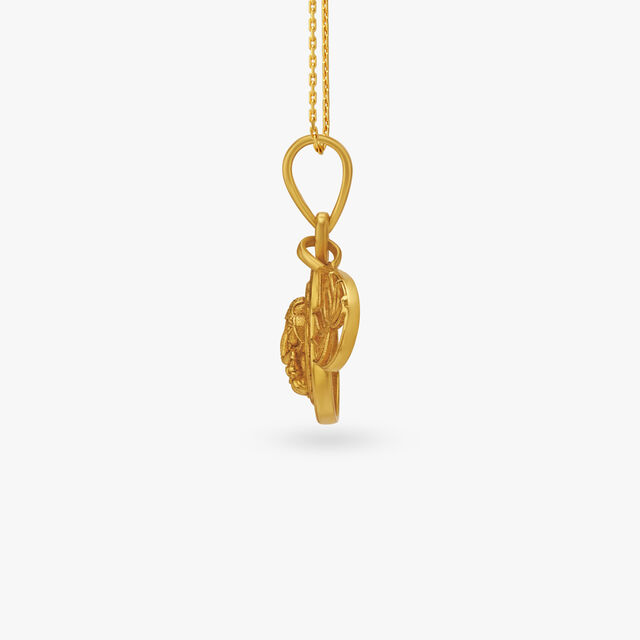 Ganesha Lotus Pendant 2