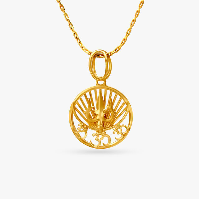 Radiant Trishul Pendant 