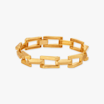 Elegant Link Gold Bracelet