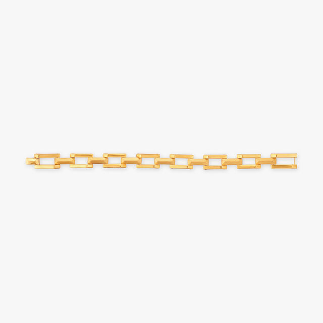 Elegant Link Gold Bracelet