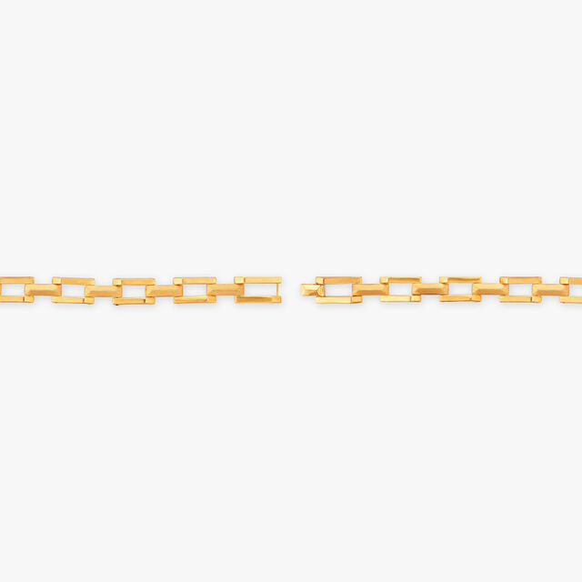 Elegant Link Gold Bracelet