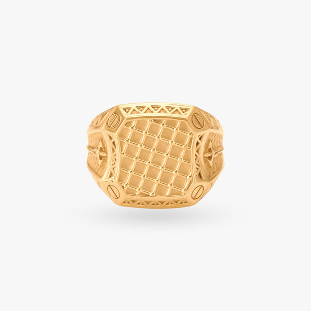 Graceful Hexagonal Finger Ring 2