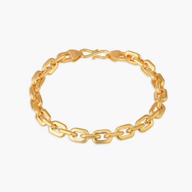 Sleek Modernist Gold Bracelet 2