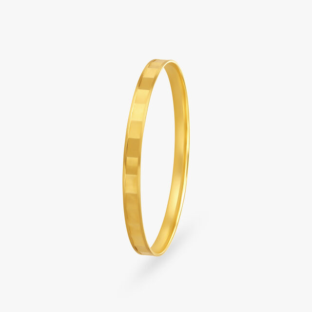 Tanishq Kada of His Legacy Men's 22KTYellow Gold Kada