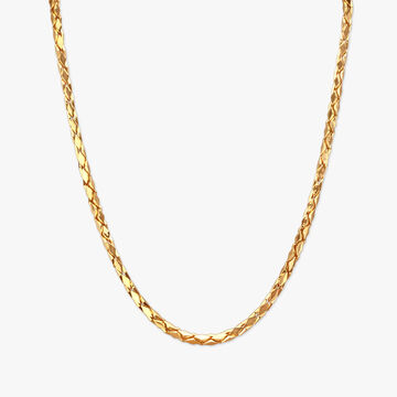 Sculpted Radiance Gold Chain For Men