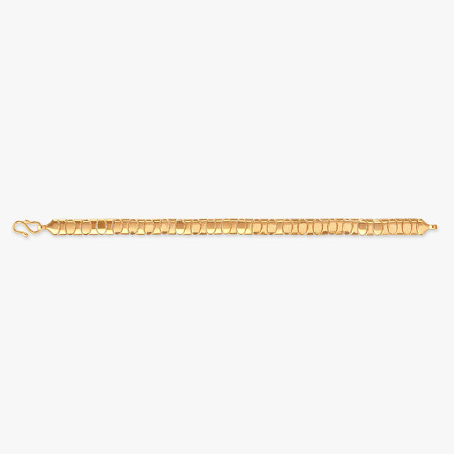 Contemporary Gold Bracelet for Men