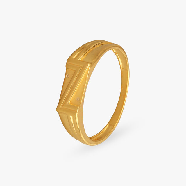 Tanishq 22KT Gold Finger Ring