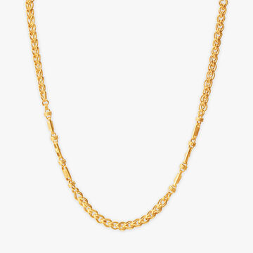 Intricate Weave Men's Gold Chain