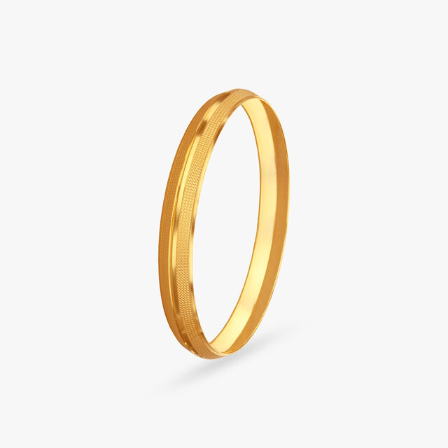Regal Glow Gold Kada for Men 2