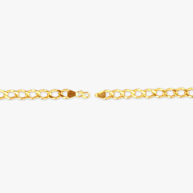 Classic Chain Gold Bracelet for Men