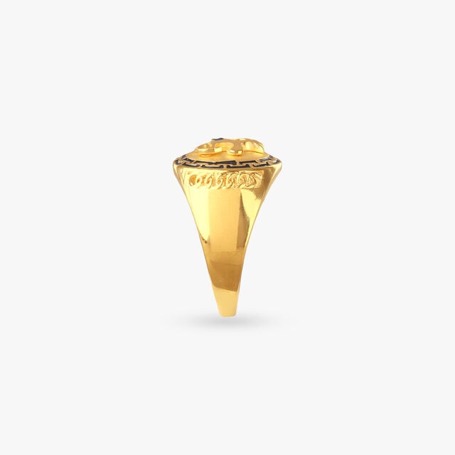 Regal Lion Gold Ring for Men