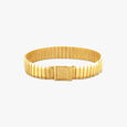 Broad Link Gold Bracelet for Men 