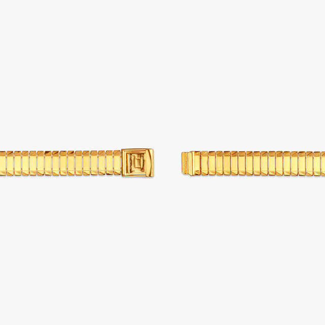 Broad Link Gold Bracelet for Men 3