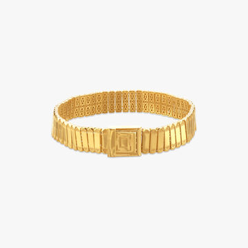 Panel Luxe Gold Bracelet for Men