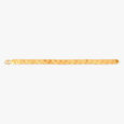 Slant Grid Gold Bracelet for Men 2